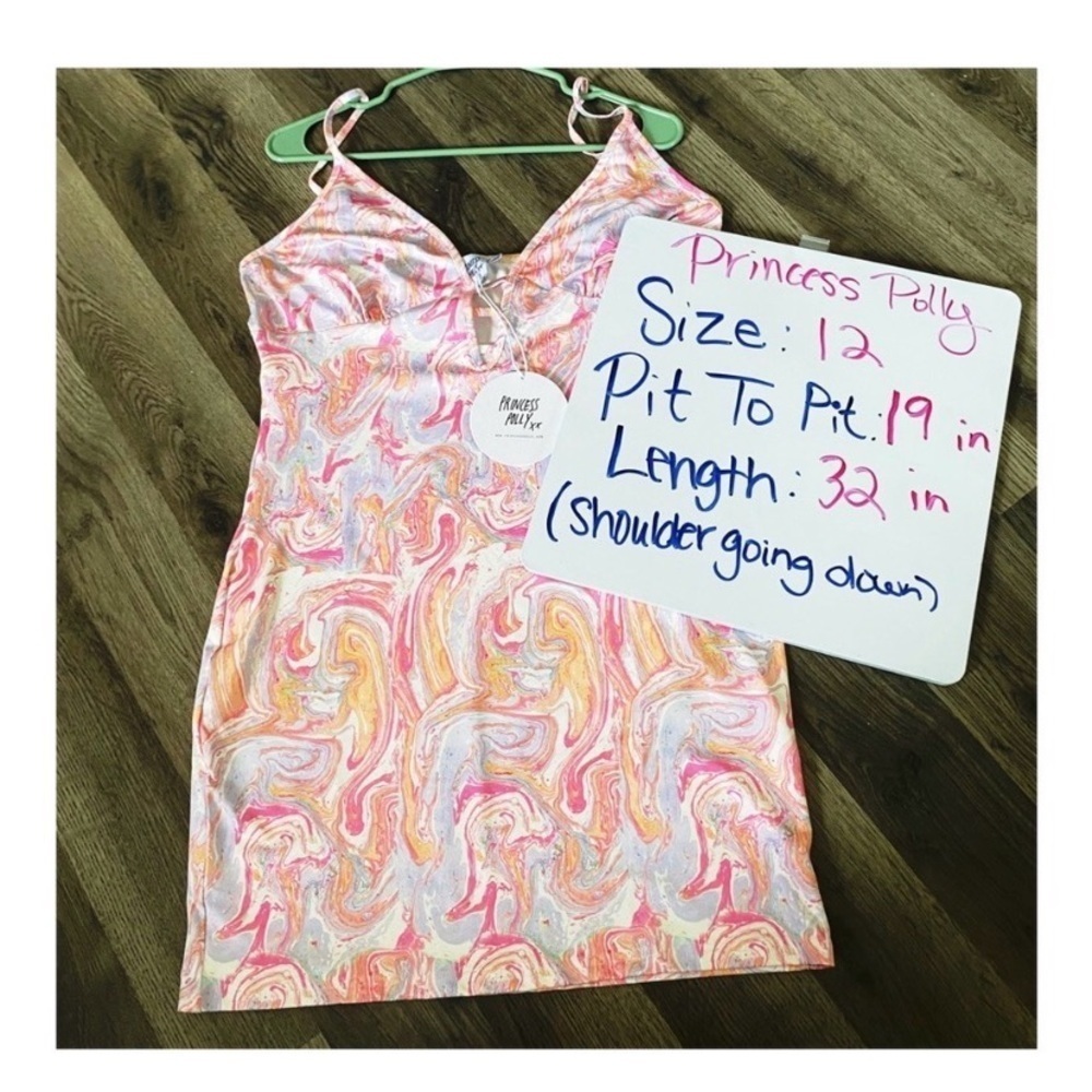 PRINCESS POLLY Pink Retro Dress - Picture 8 of 8